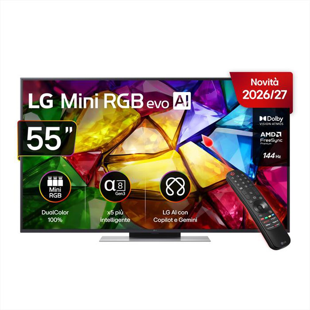 Immagine del prodotto LG - Smart TV Mini LED RGB 4K 55" PRO 55MRGB88B6B-Charcoal Black