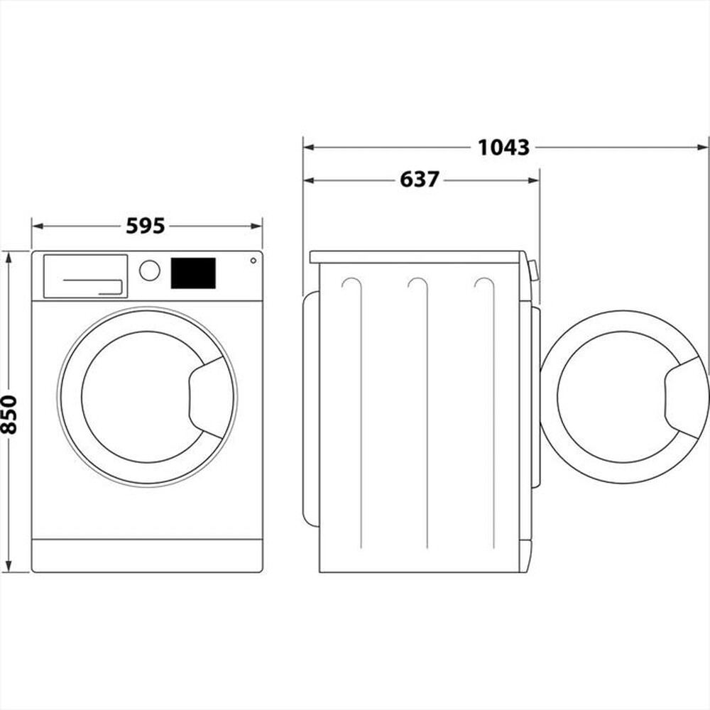 Immagine del prodotto HOTPOINT ARISTON - Lavatrice NF98WK IT 9Kg Classe A-20%