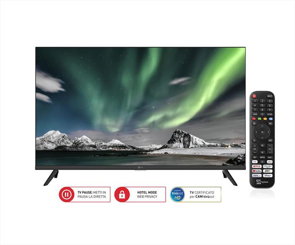 Immagine del prodotto TELESYSTEM - Smart TV LED HD READY 31,5" LX SMV14F-BLACK