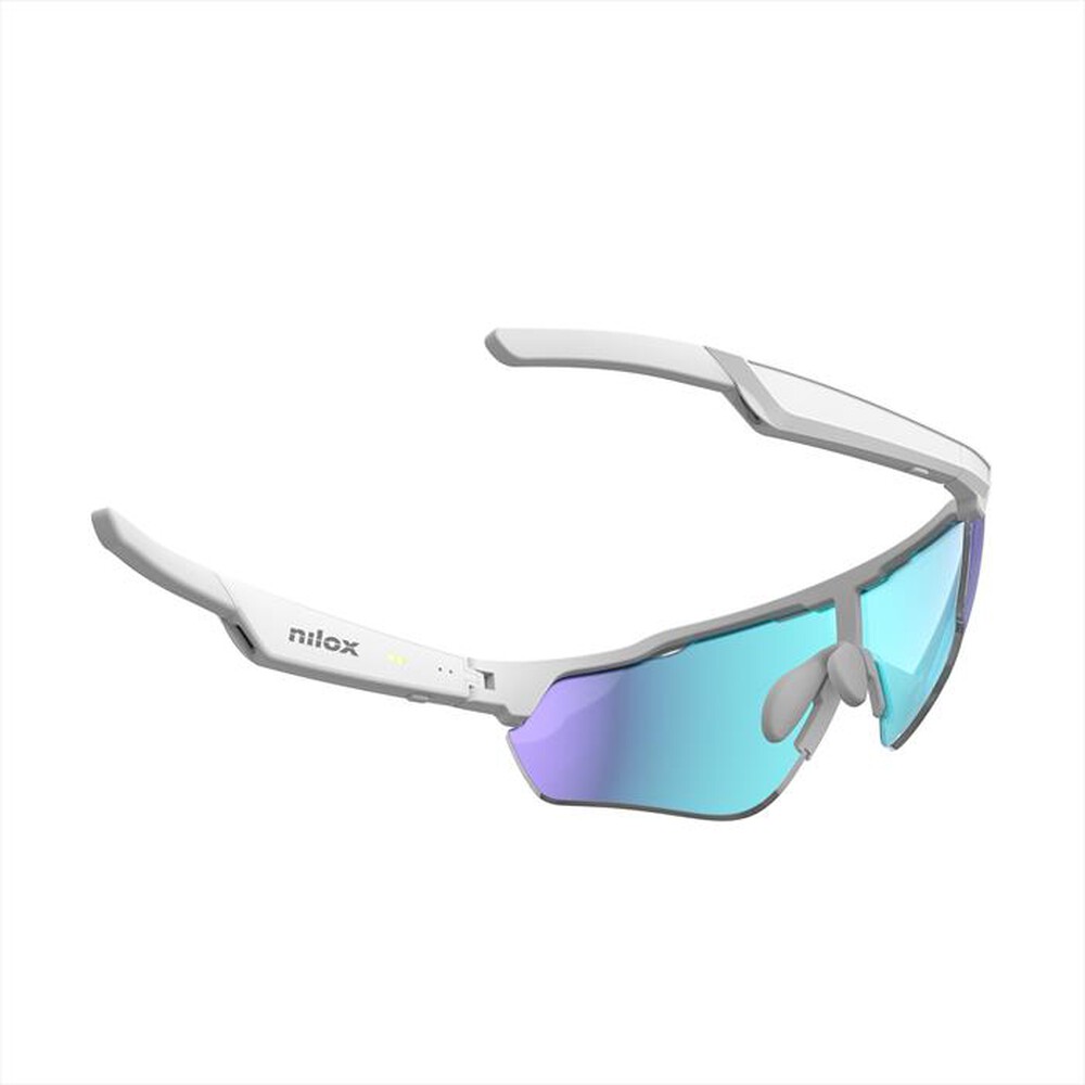 Immagine del prodotto NILOX - Smartglasses sportivi SORAPIS con audio Open Ear-Bianco/Blu