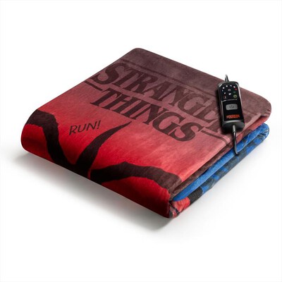 IMETEC - CALDOPLAID STRANGER THINGS 160X120 CM-Rosso e Blu