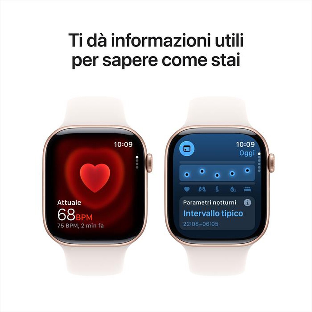 Immagine del prodotto APPLE - Watch Series 11 GPS + Cellular 46mm Alluminio-Oro Rosa - Band Rosa Fard S/M