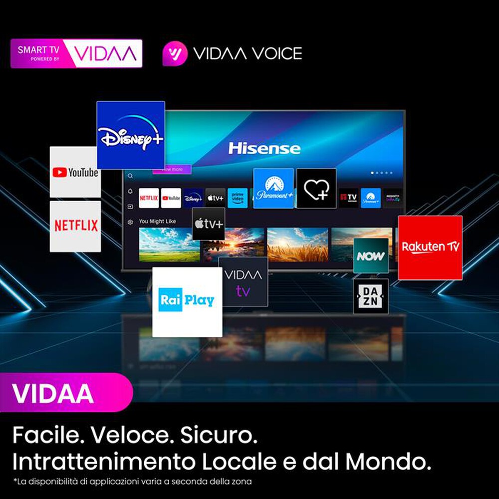 Immagine del prodotto HISENSE - Smart TV Q-LED UHD 4K 43" 43A79NQ-NERO