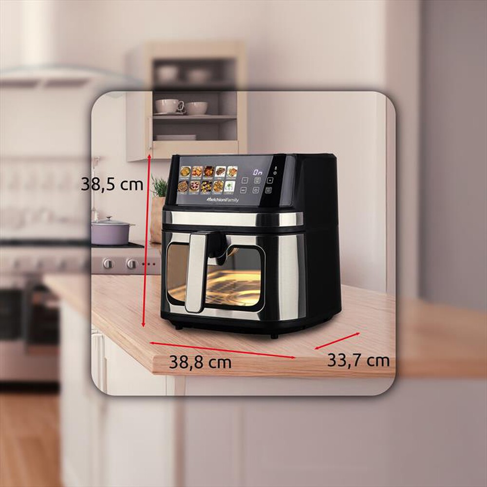 Immagine del prodotto MELCHIONI FAMILY - Friggitrice ad aria GAIA PLUS-Nero /Plastica