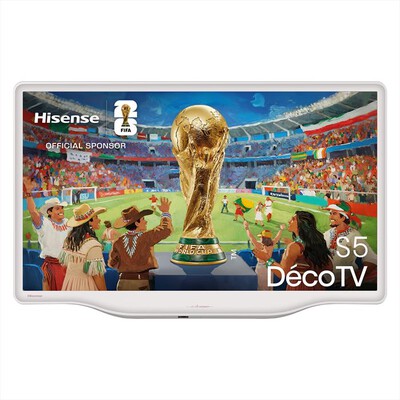 HISENSE - Smart TV QLED 4K 43" D&egrave;co 43S5Q-BIANCO