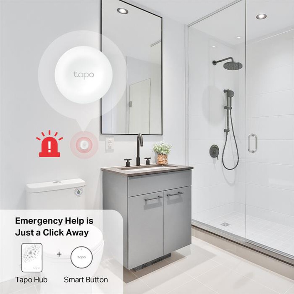 Immagine del prodotto TP-LINK - TAPO S200B SMART BUTTON, TAPO IOT HUB REQUIRED