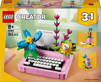 LEGO - CREATOR Macchina da scrivere con fiori 31169