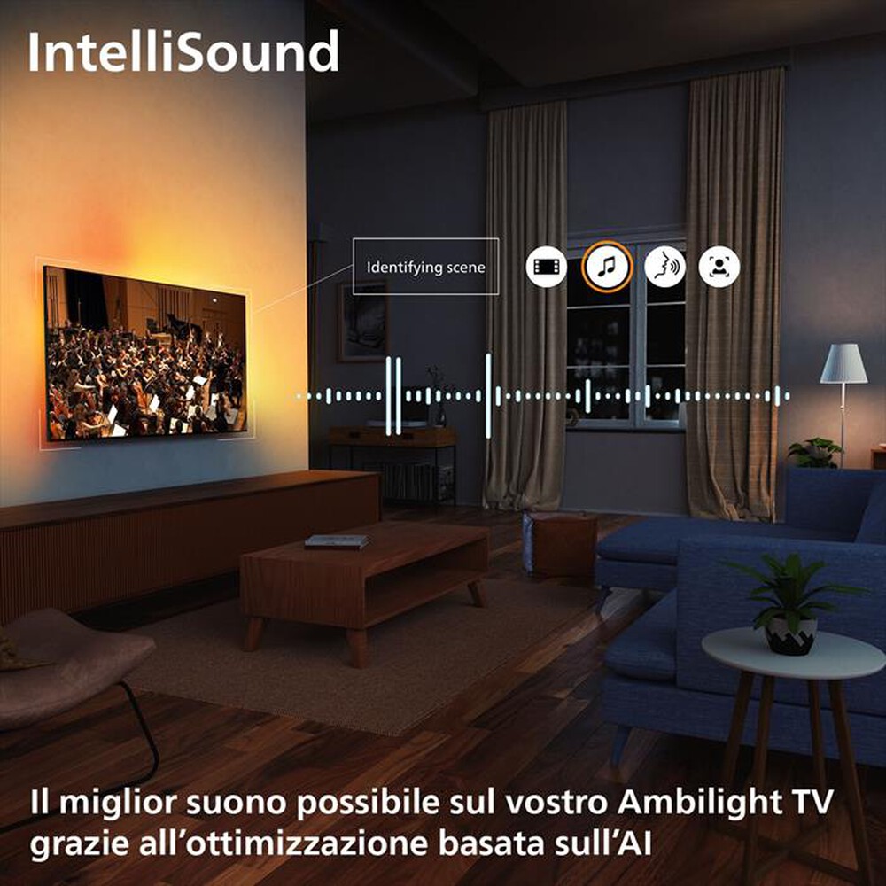 Immagine del prodotto PHILIPS - Smart TV Ambilight QLED 4K 50" 50PUS8400-Black