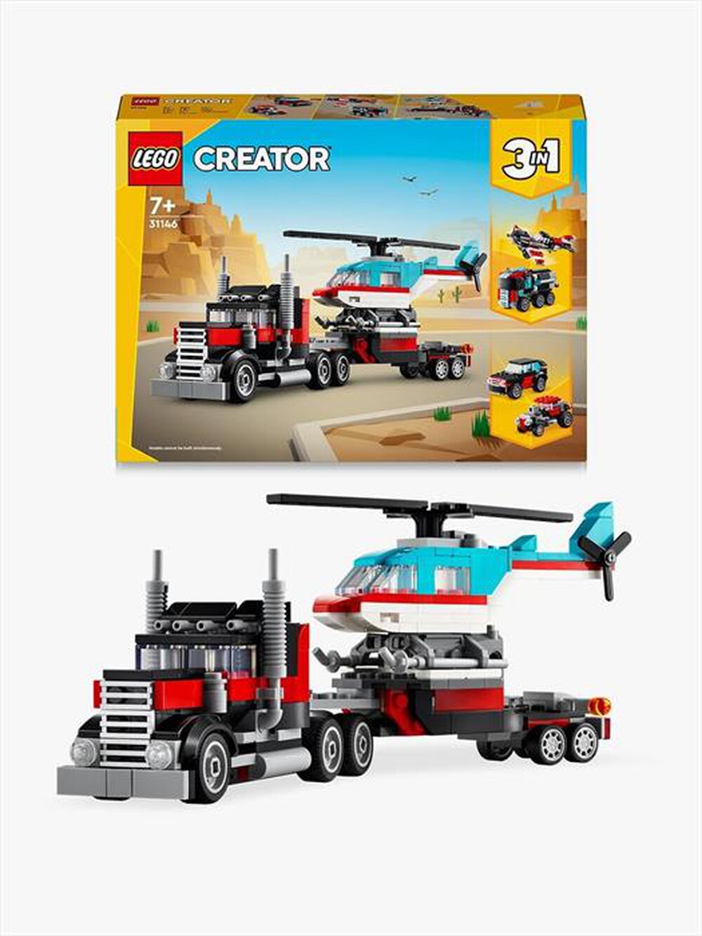 Immagine del prodotto LEGO - CREATOR Autocarro con elicottero 31146