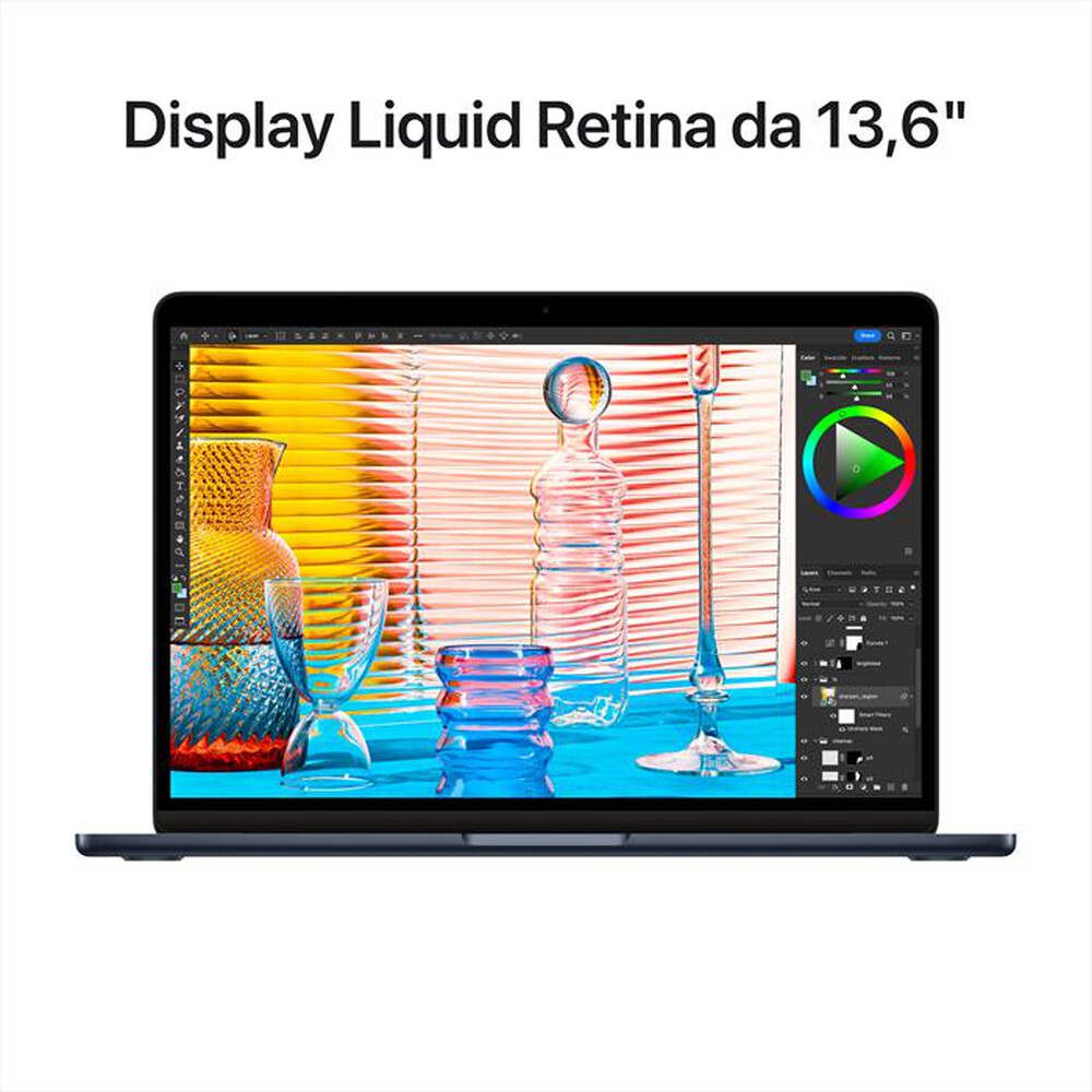 Immagine del prodotto APPLE - MacBook Air 13 M2 8-core CPU 10-core GPU 512GB SSD-Mezzanotte