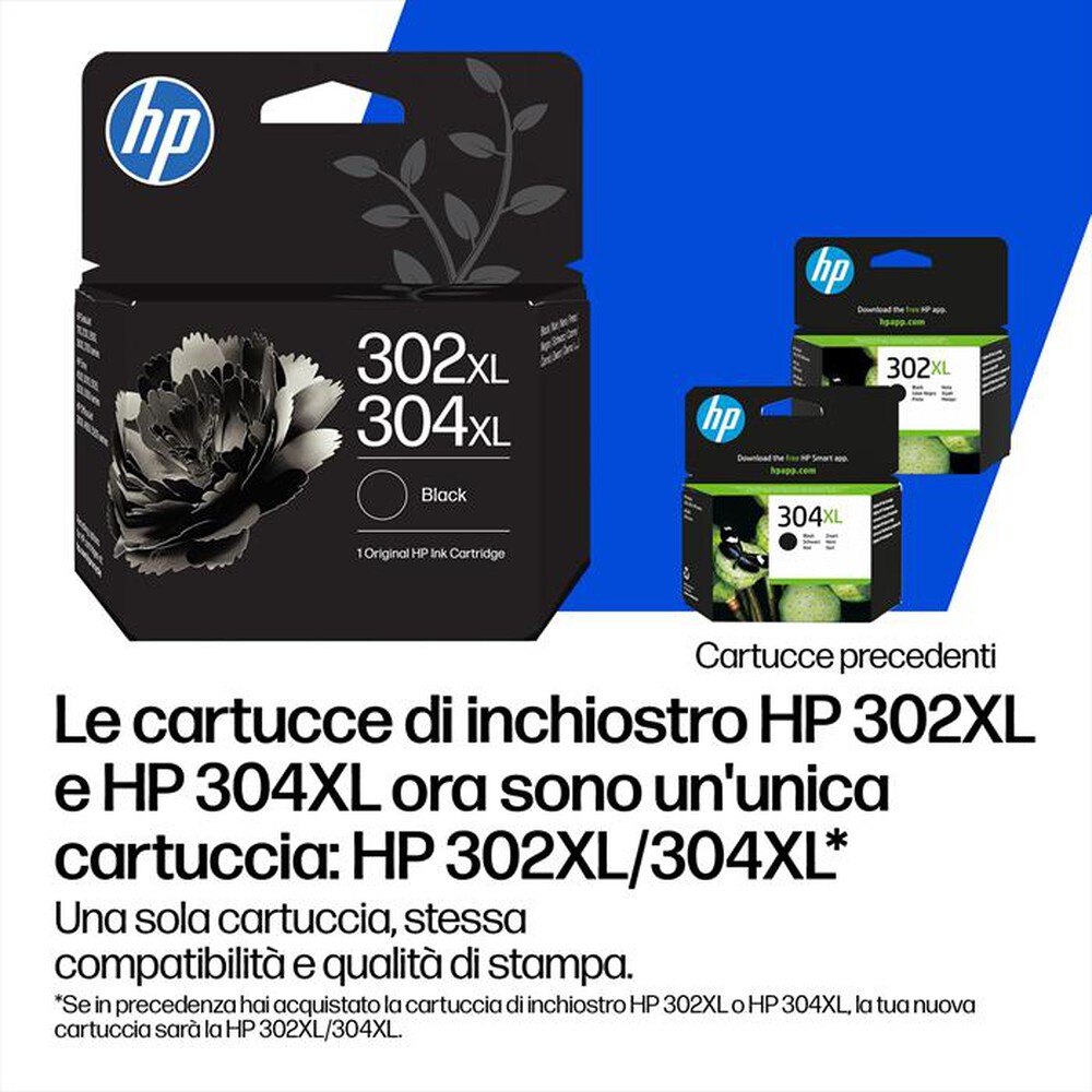 Immagine del prodotto HP - CARTUCCIA DI INCHIOSTRO NERO ORIGINALE 302XL/304XL-Nero