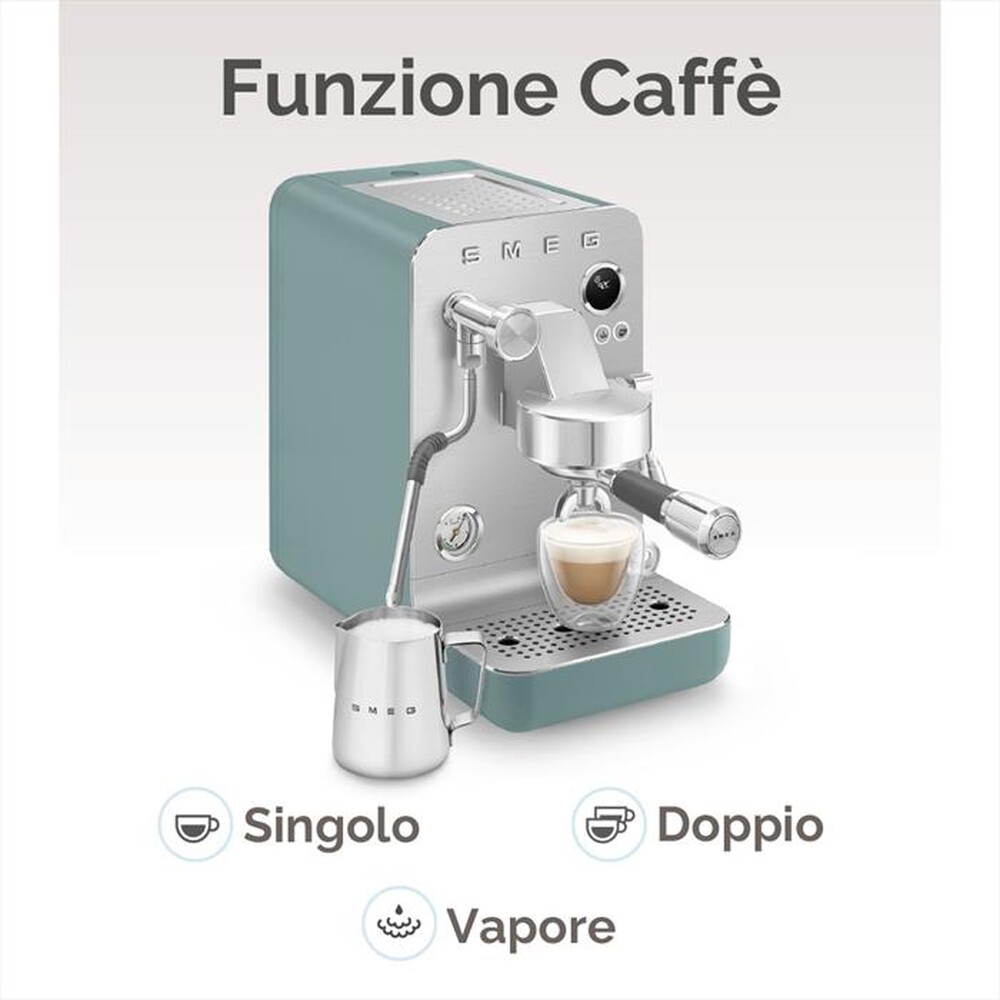 Immagine del prodotto SMEG - Macchina da caff&egrave; Espresso EMC02EGMEU-Verde smeraldo