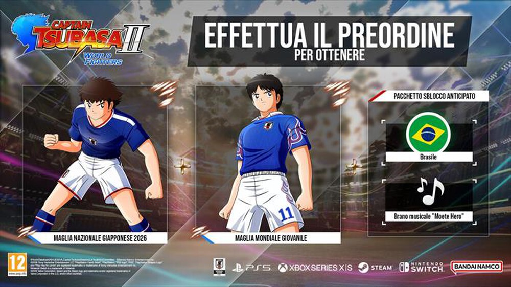 Immagine del prodotto NAMCO - CAPTAIN TSUBASA 2: WORLD FIGHTERS NSW