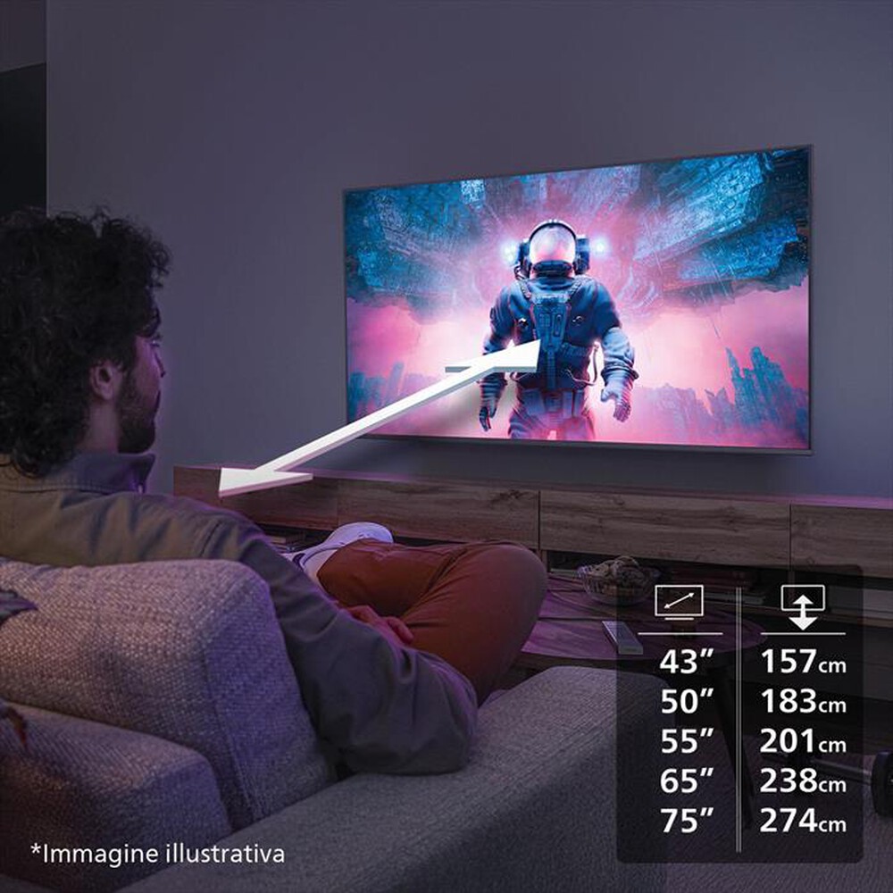 Immagine del prodotto PHILIPS - Smart TV LED UHD 4K 43" 43PUS7000/12-Black