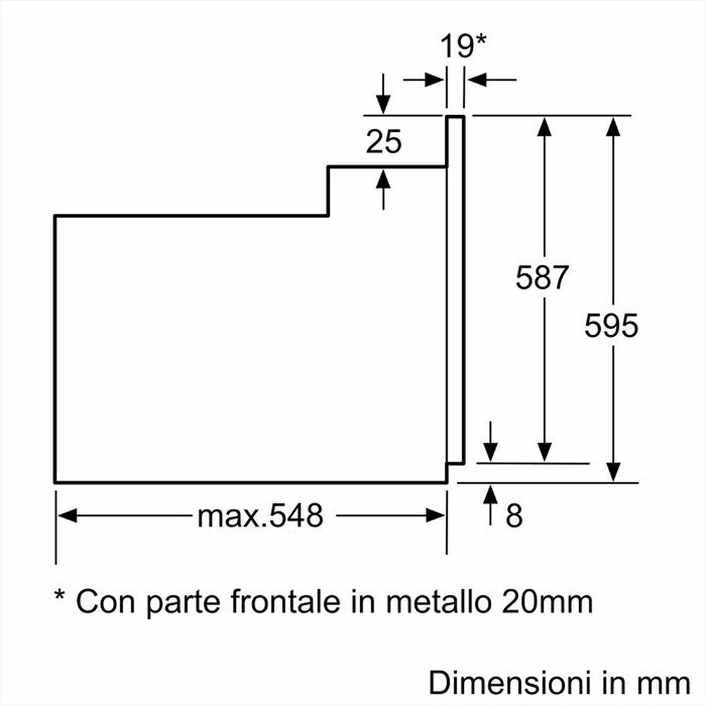Immagine del prodotto BOSCH - Forno multifunzione HBF113BR1S Classe A-Acciaio
