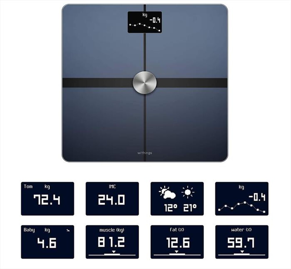 Immagine del prodotto WITHINGS - Bilancia Smart BODY+-Black