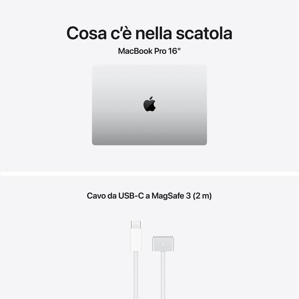 Immagine del prodotto APPLE - MacBook Pro 16" M5 PRO Core 18 CPU 20 GPU 48GB 1TB-Argento