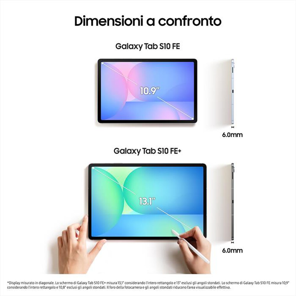 Immagine del prodotto SAMSUNG - Galaxy Tab S10 FE 8+128GB WiFi-Gray
