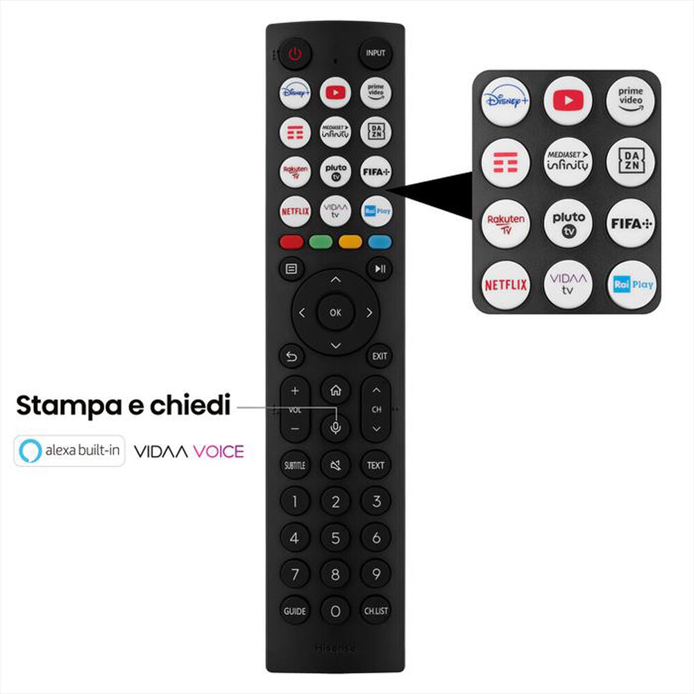 Immagine del prodotto HISENSE - Smart TV MINI LED UHD 4K 55" 55U69KQ-Metal Dark Grey
