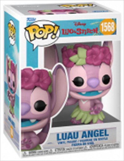FUNKO - POP Disney Stitch Luau Angel 1568 - 86274-POP Disney Stitch Luau Angel 1