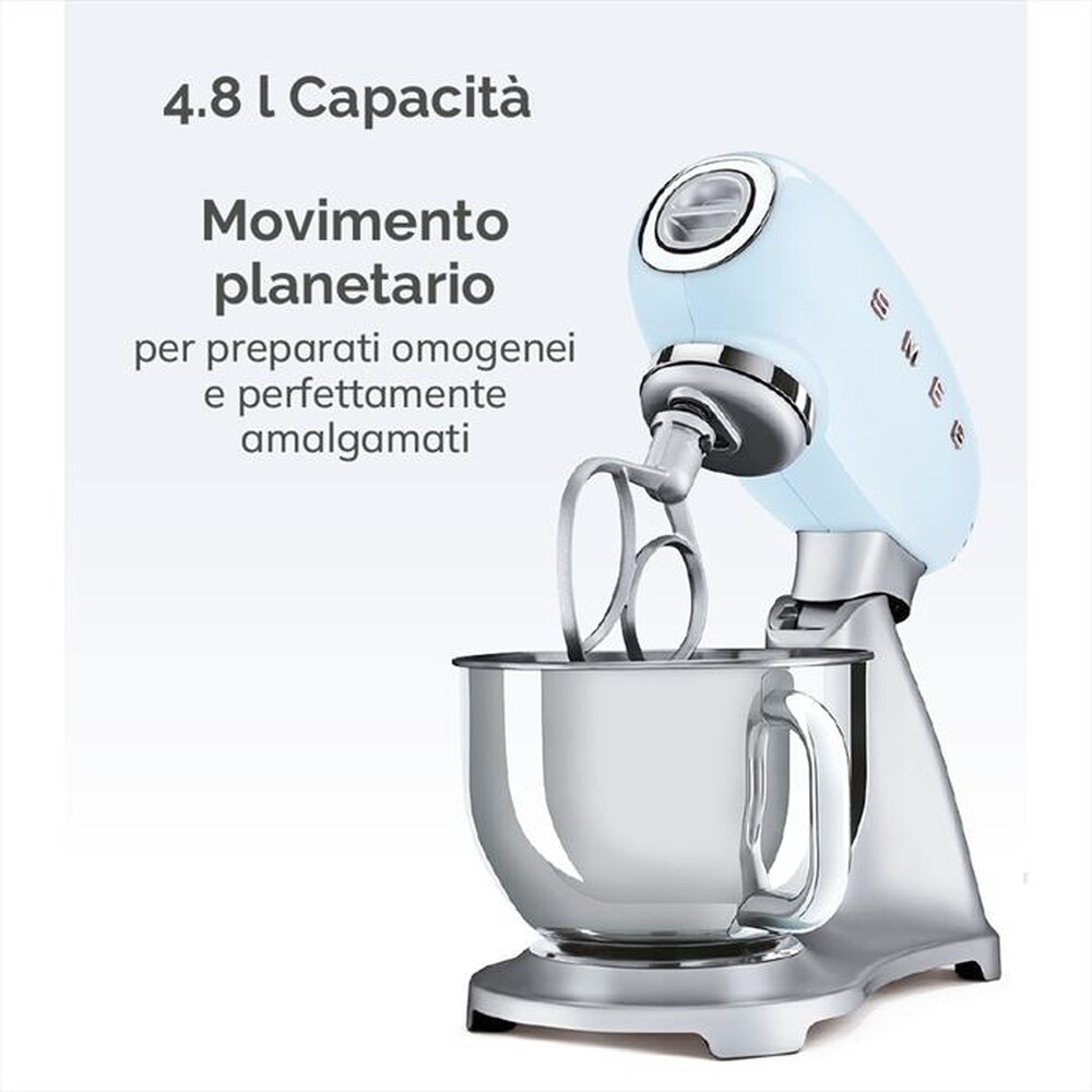 Immagine del prodotto SMEG - Impastatrice Standard 50's Style &ndash; SMF02PBEU-azzurro