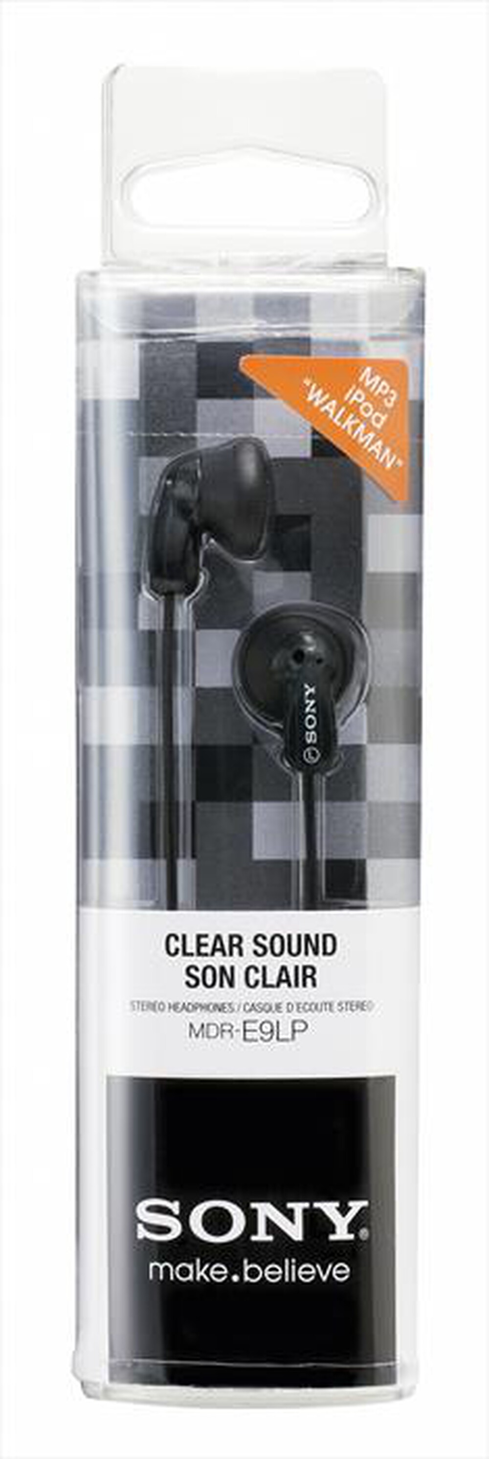 Immagine del prodotto SONY - MDR-E9 LPB (Auricolari) Nero-Nero