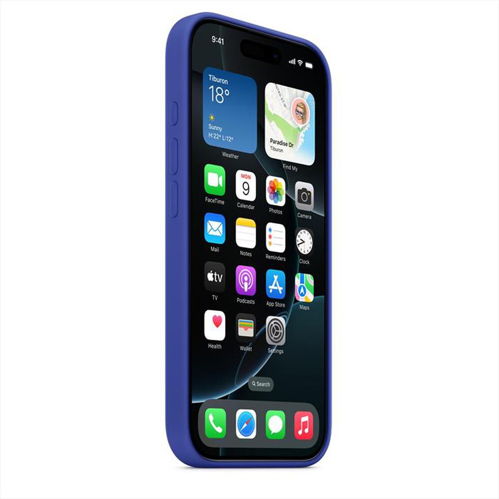 Immagine del prodotto APPLE - Custodia MagSafe in silicone per iPhone 16 Pro-Blu oltremare
