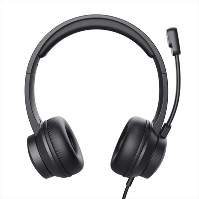 TRUST - Cuffie on-ear USB per PC HS-201-Black