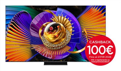 TCL - Smart TV SQD-Mini LED 4K 55" 55C7L-Nero