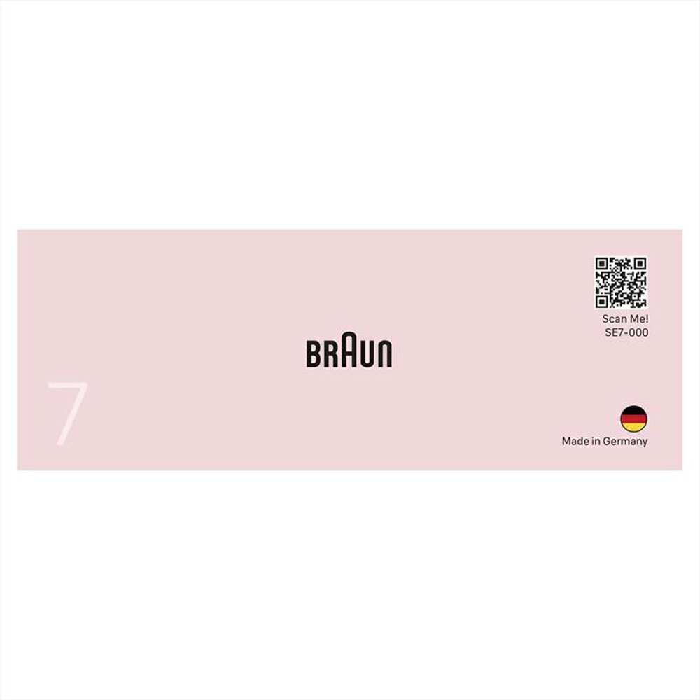 Immagine del prodotto BRAUN - Epilatore Elettrico SILK-&Eacute;PIL 7 7-000-BIANCO/ROSA