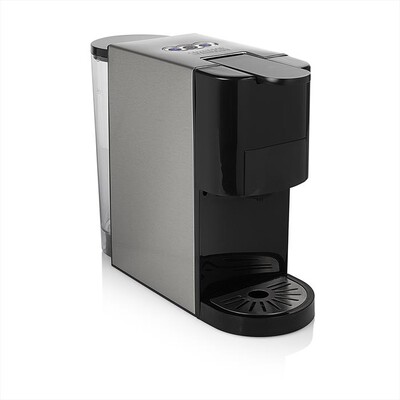 PRINCESS - Macchina da caff&egrave; a Capsule Nespresso 249451-nero/acciaio