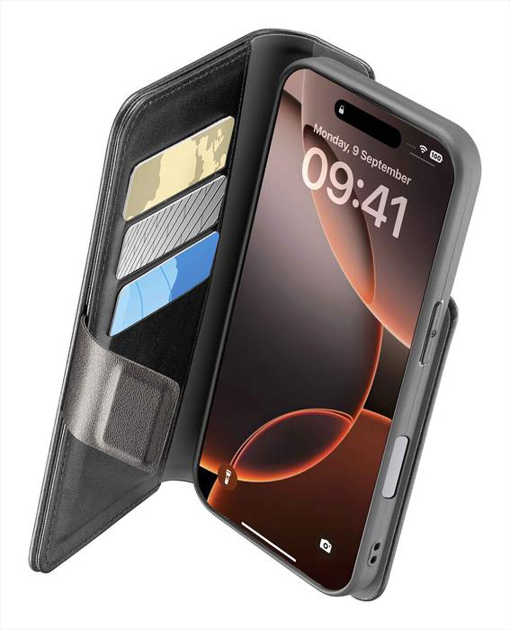 Immagine del prodotto CELLULARLINE - Cover BOOK AGENDA per iPhone 16 Pro Max-Black