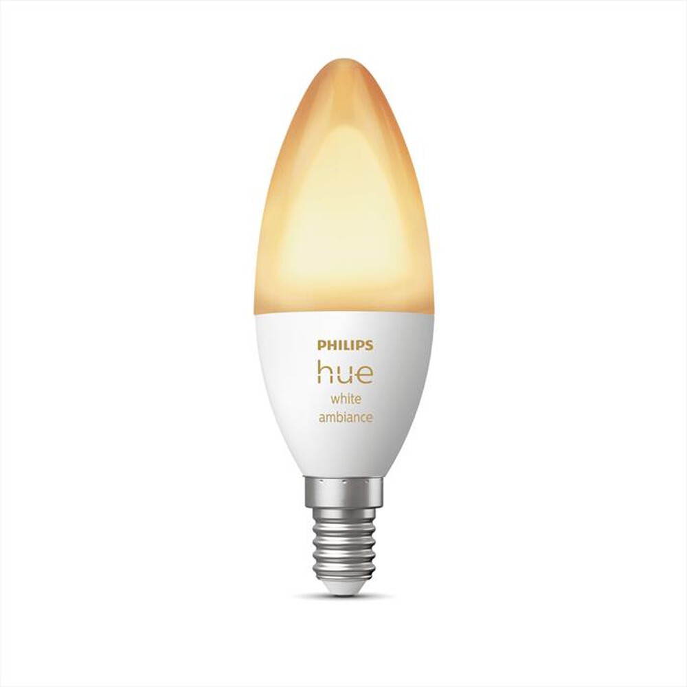 PHILIPS - HUE WHITE AMBIANCE LAMPADINA E14 25W-Bianca