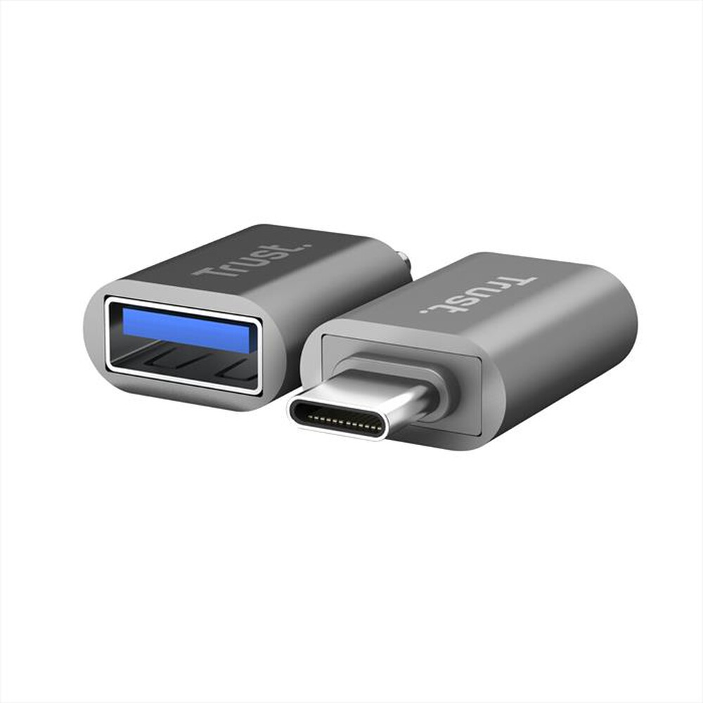 Immagine del prodotto TRUST - Adattatore CALYX USB-C TO USB-A ADAPTER 2PACK-Grey