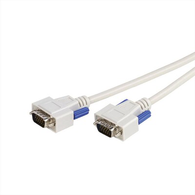 SBS - SVGA cable,HD 15pin plug-HD 15pin plug,1,8m-Nero