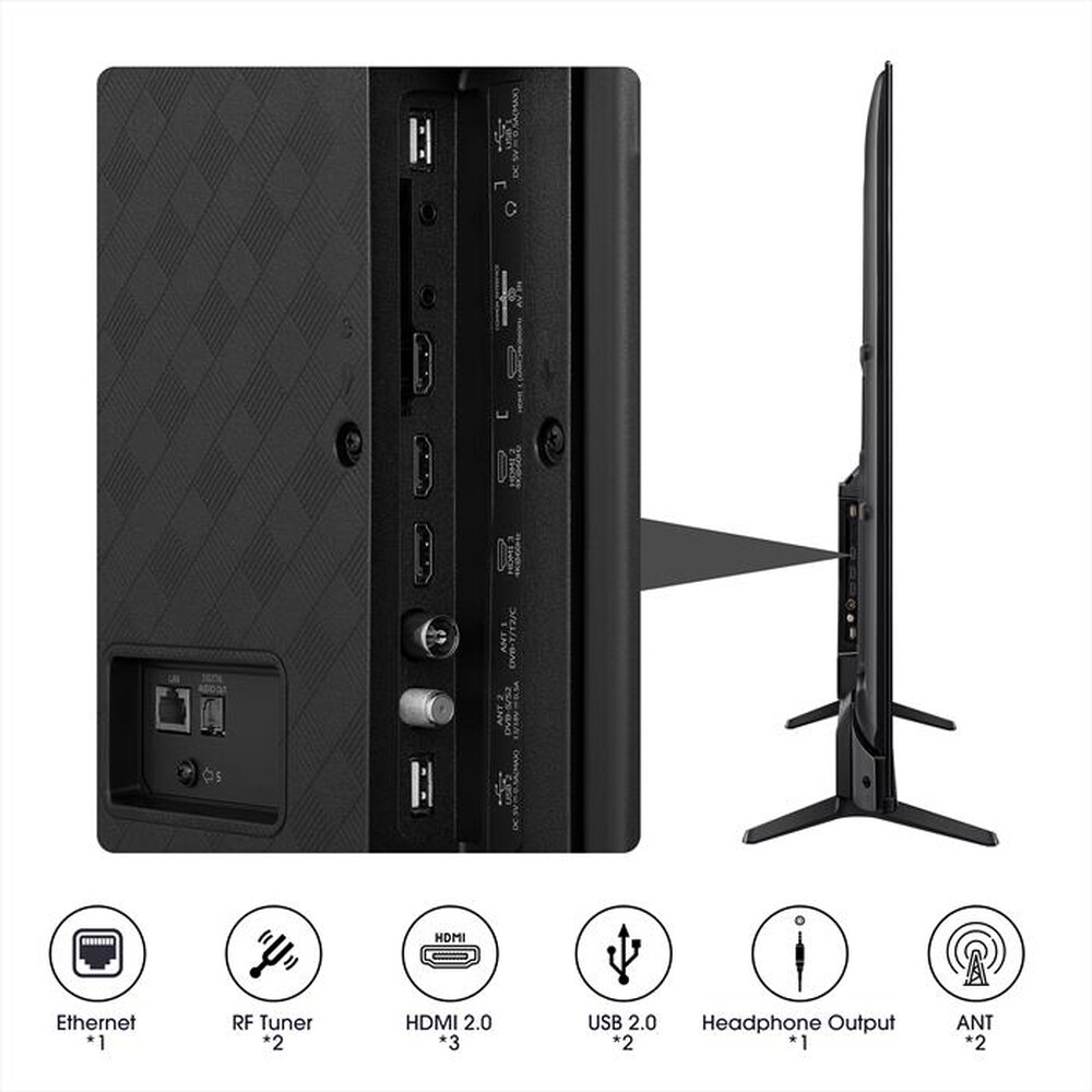 Immagine del prodotto HISENSE - Smart TV LED UHD 4K 65" 65A69K-Black