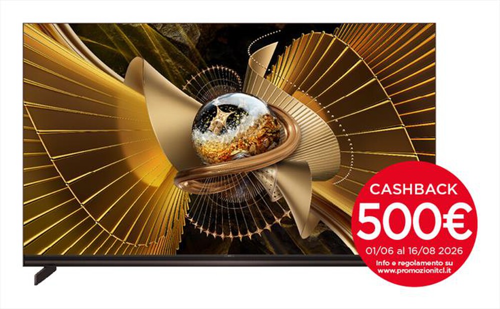 Immagine del prodotto TCL - Smart TV Mini LED 4K 75" 75X11L-Nero, Metallico