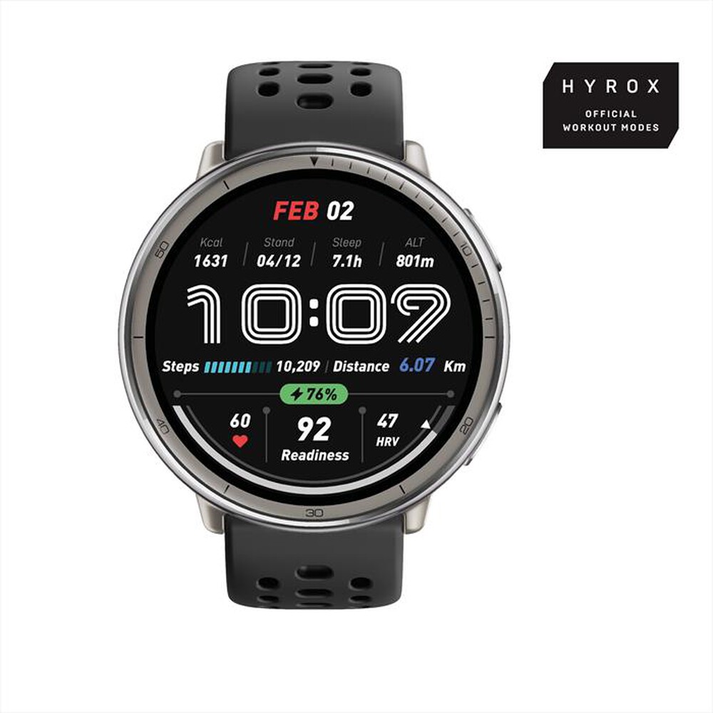 AMAZFIT - Smartwatch ACTIVE 2 ROUND-Black