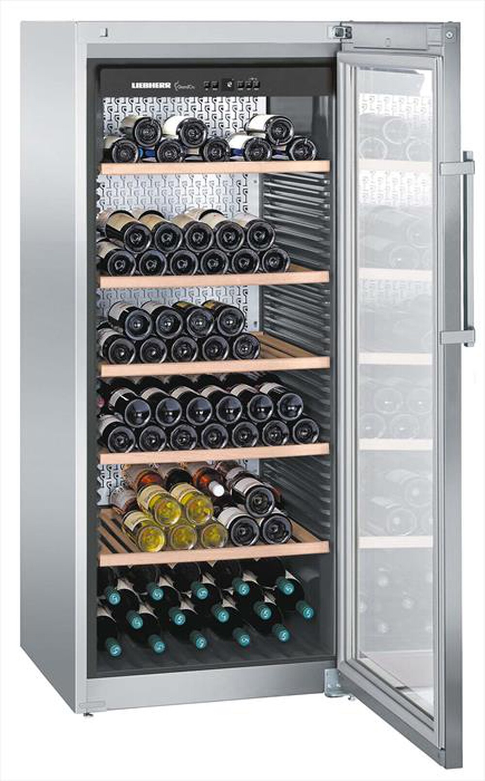 Immagine del prodotto LIEBHERR - Cantinetta WKES 4552-22 Classe F 201 bottiglie-Acciaio