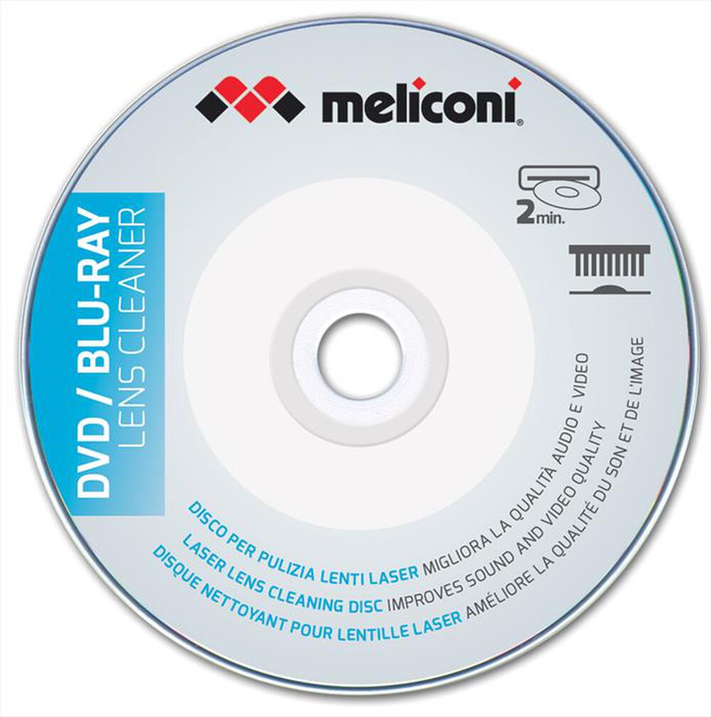 Immagine del prodotto MELICONI - DVD - BLU-RAY LENS CLEANER-Bianco