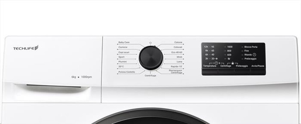 Immagine del prodotto TECHLIFE - Lavatrice TFWM0610E 6 Kg Classe E