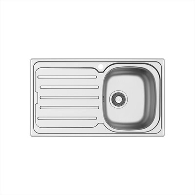 GLEM GAS - Lavello 1 vasca MET861DX-Inox