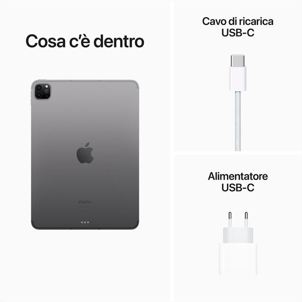 Immagine del prodotto APPLE - iPad Pro 11" WI-FI + CELLULAR 256GB-Grigio Spaziale