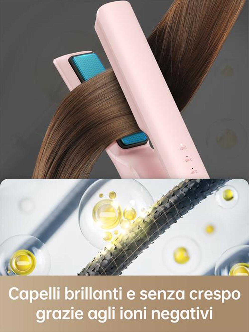 Immagine del prodotto DREAME - Piastra per capelli HAIR GLAMOUR-Rosa