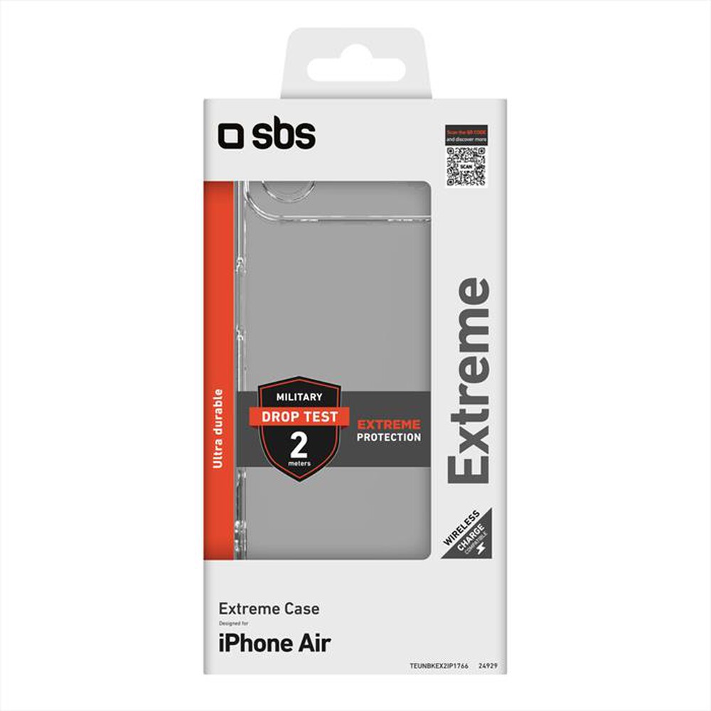Immagine del prodotto SBS - Cover Extreme 2 per iPhone 17 Air-Trasparente