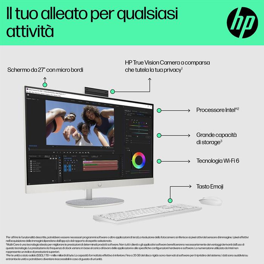 Immagine del prodotto HP - Desktop ALL IN ONE 27-CR0023NL-Shell White