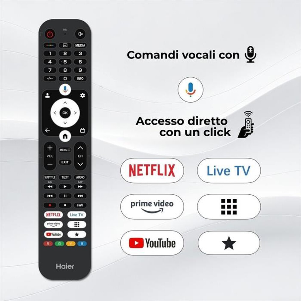 Immagine del prodotto HAIER - Smart TV QLED UHD 4K 55" H55S90GUX-Nero