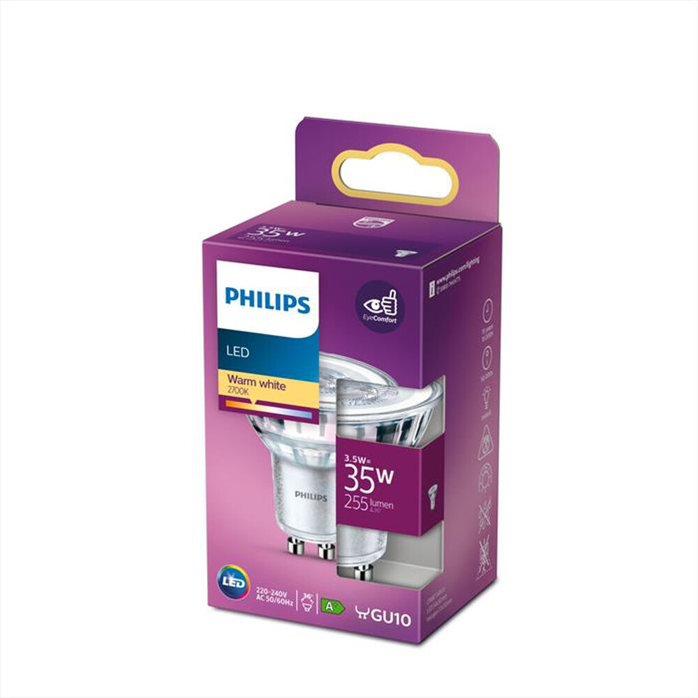Immagine del prodotto PHILIPS - LED FARETTO 3,5 W 35 W GU10 LUCE BIANCA CALDA