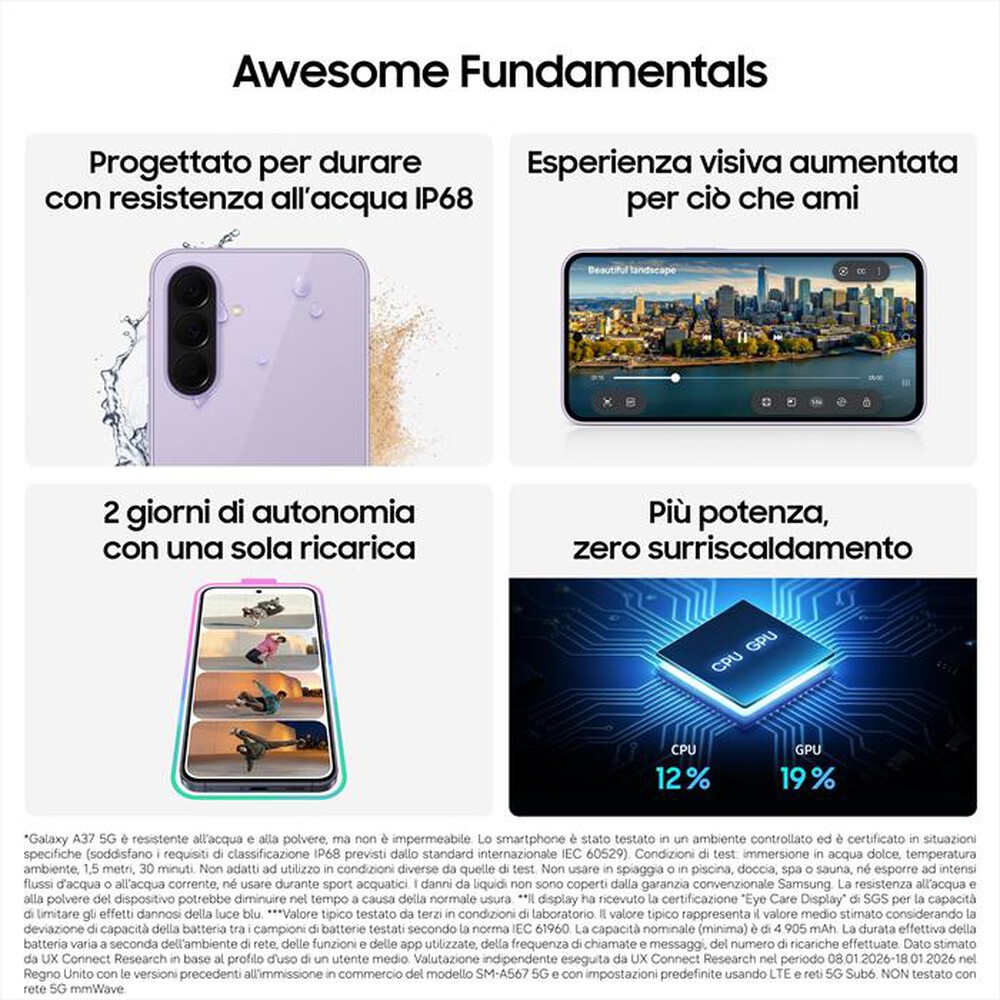 Immagine del prodotto VODAFONE - SAMSUNG Galaxy A37 5G 128GB-Graygreen