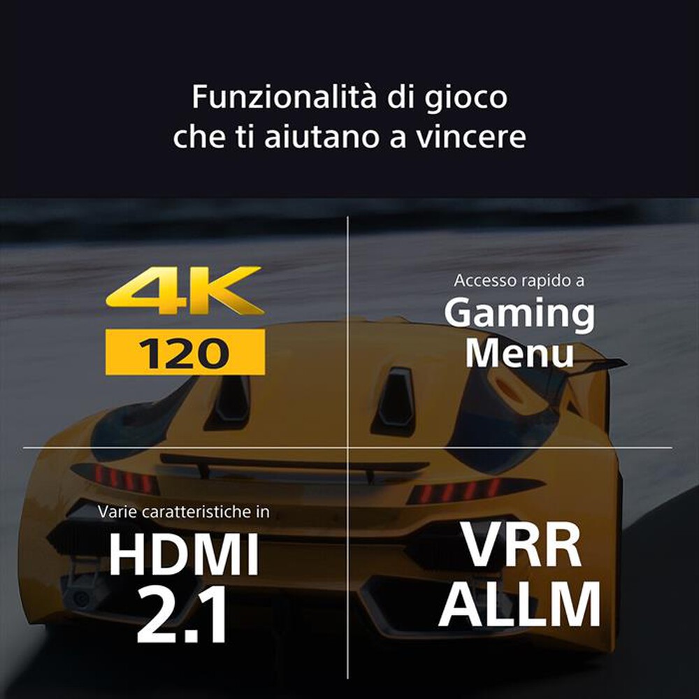 Immagine del prodotto SONY - Smart TV OLED 77" 4K K77XR8APAEP 120Hz-Nero